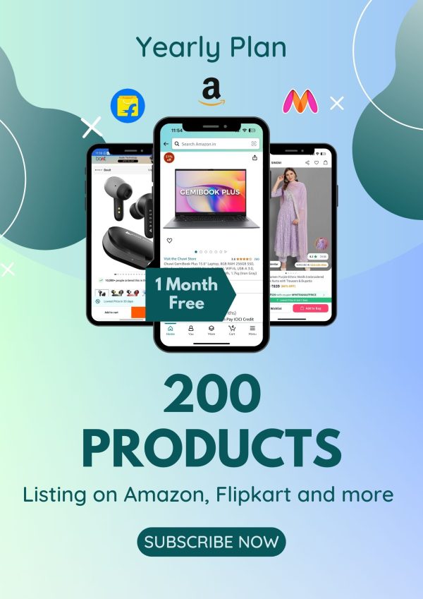 Product Listing Yearly